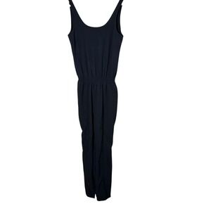 Athleta Women's Black‎ Jumpsuit Romper Tank Size 4 Athletic Athleisure Casual